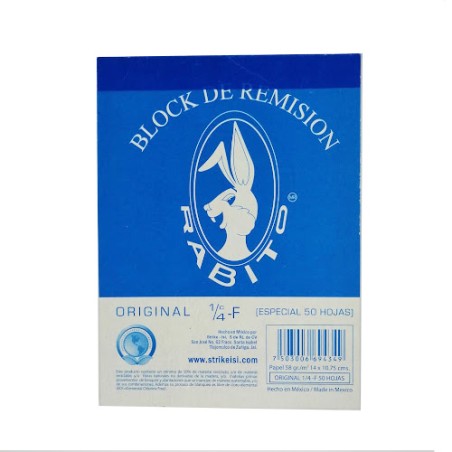 NOTA REMISION BLOCK ORIGINAL 50H