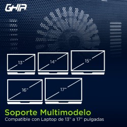 BASE ENFRIADORA PARA LAPTOP