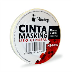 CINTA MASKING TAPE 18MMX50M NEXTEP