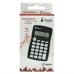 CALCULADORA DE BOLSILLO NEXTEP 12 DIGITOS