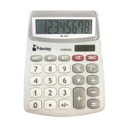CALCULADORA NEXTEP 8 DIGITOS BATERIA/SOLAR