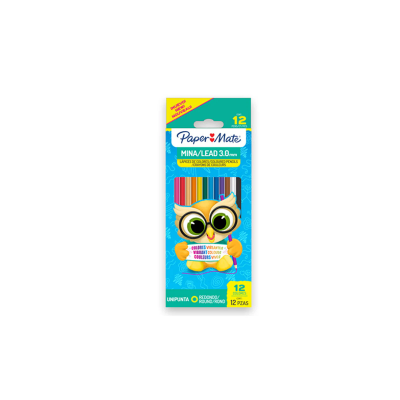 COLORES LARGOS PAPER MATE C/12