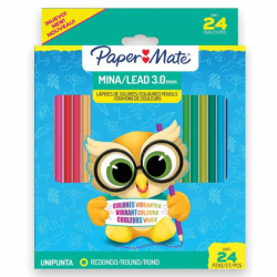 COLORES LARGOS PAPER MATE C/24